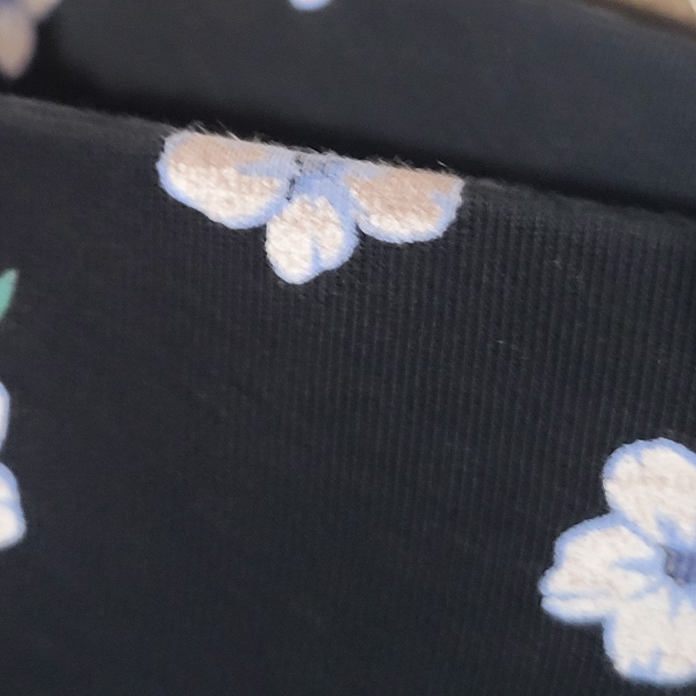 Clockhouse Floral Black Skater Skirt View 6
